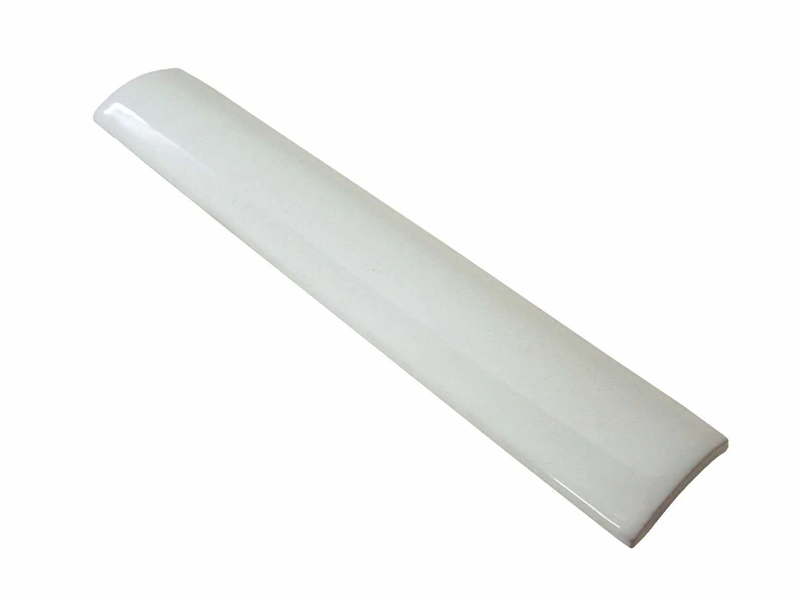 AZULEJO Liston Cenefa Ceramica Borde Ondulado Curva Blanco PEQUEÑO