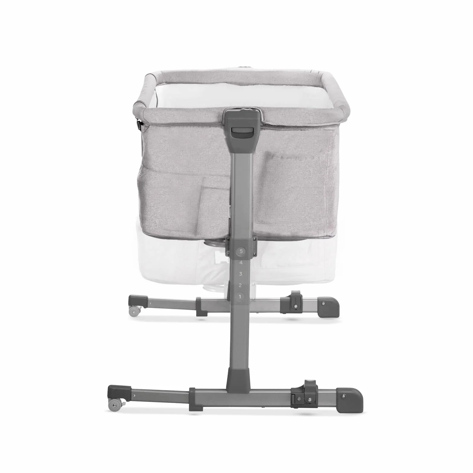 kk Kinderkraft Cuna Colecho 2 en 1 NESTE UP, Ajustable, Plegable, Accesorios, Gris