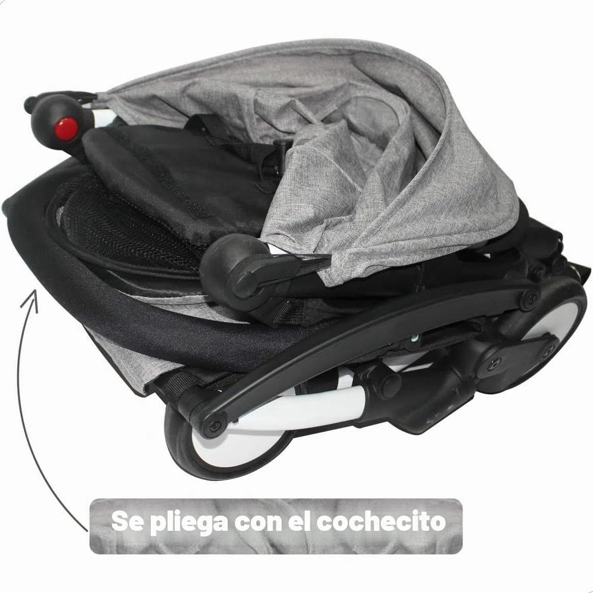 Barra de seguridad Compatible con babyzen Cochecito YOYO2 y YOYO serie, Cuero sintético
