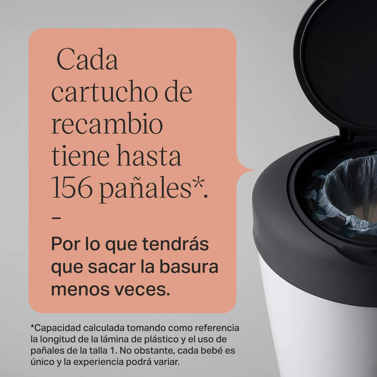 Tommee Tippee Simplee Recambio para el Contenedor, Paquete de 6, solo compatibles con contenedores de pañales Simplee Sangenic