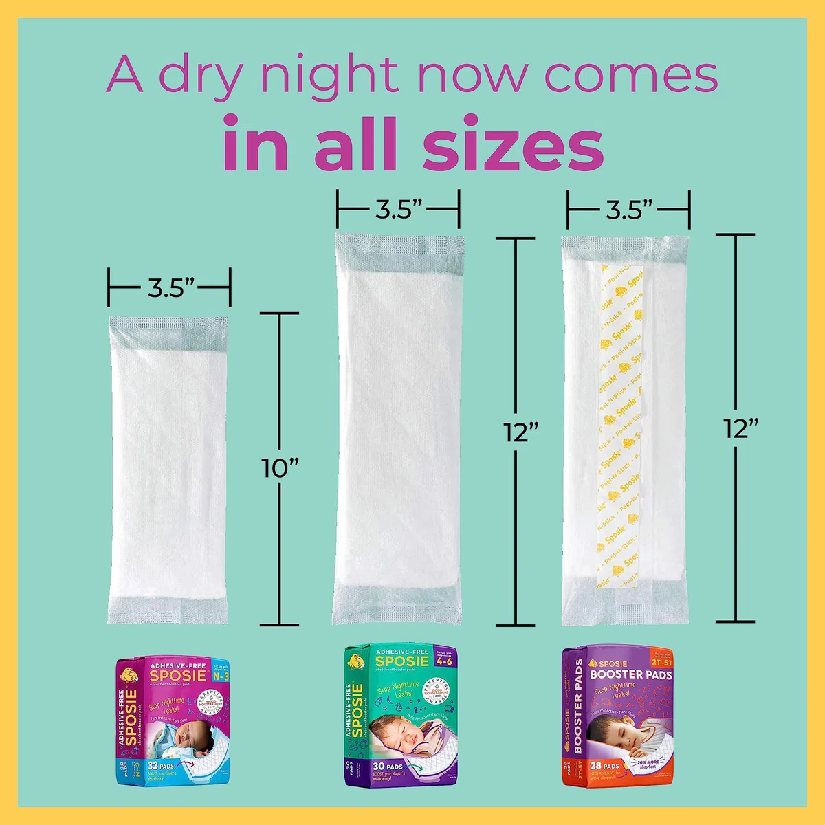 Select kids Booster Pads - Paquete de 30 almohadillas para pañales