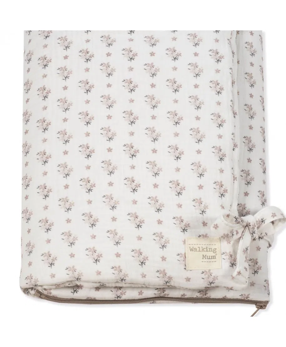 Arruyo manta Botton de Walking Mum (Rosa Claro)