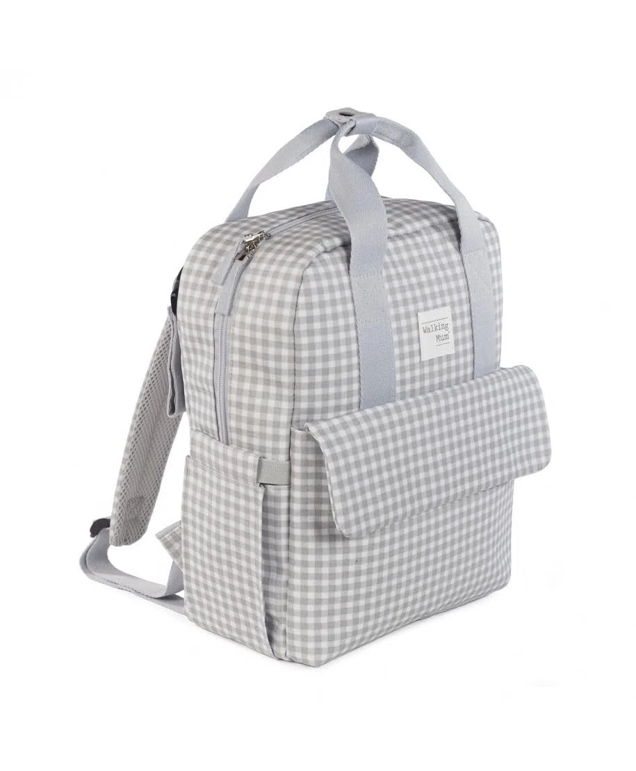Mochila I Love Vichy gris PASITO A PASITO