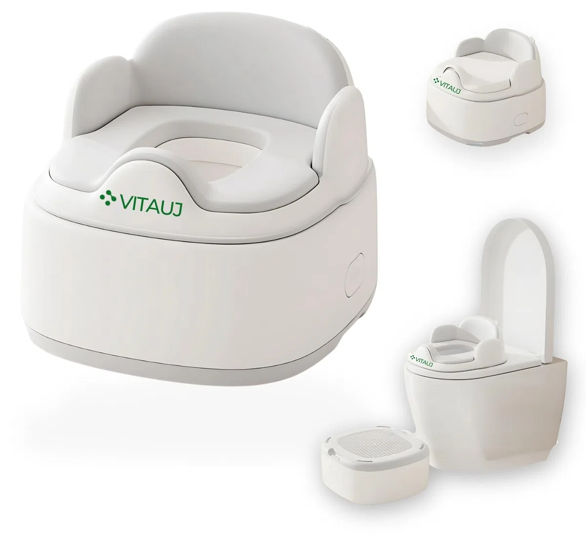 Orinal Bebé 3 en 1 Plegable | Reductor WC, Taburete y Orinal con Sticker de entrenamiento | Antideslizante, Portátil, Suave y Ergonómico | ideal de 1–6 Años