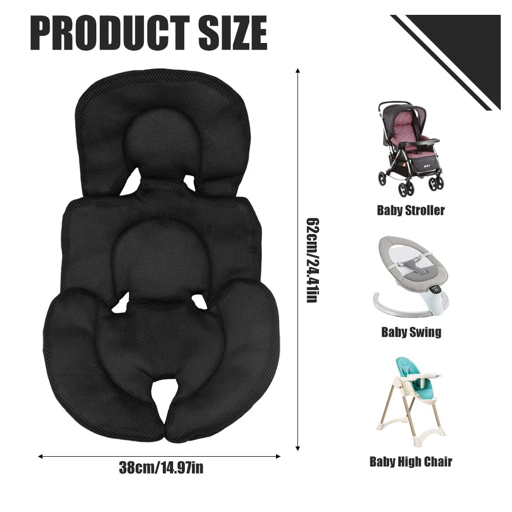Reductor Silla Coche Bebé, Inserto para Asiento de Coche para Bebé, Reductor de Asiento para Bebe Recién Nacido, Cojín para Asiento de Coche para Bebe, para Asiento de Coche, Silla Alta