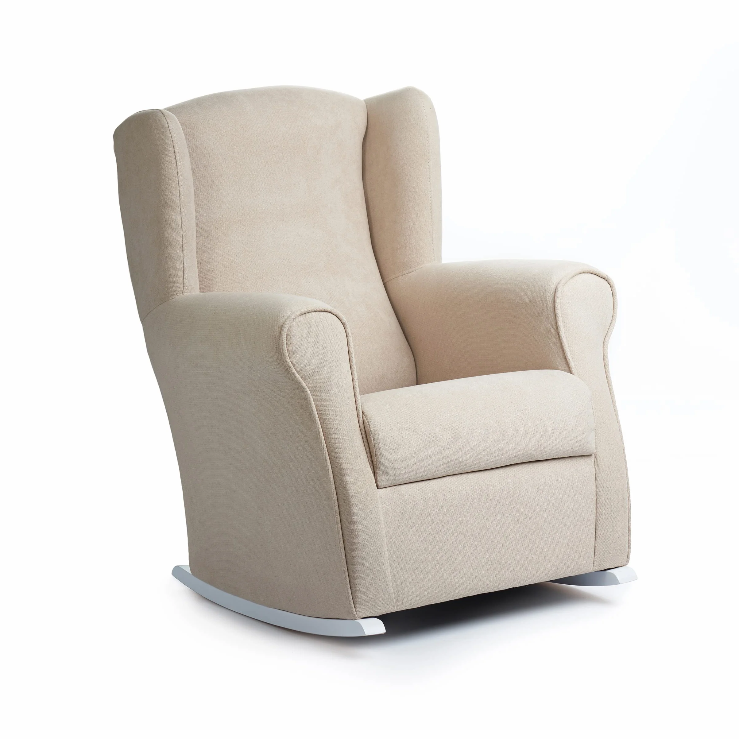 Sillón de Lactancia Mecedora Antimanchas 100x74x77 cm Beige