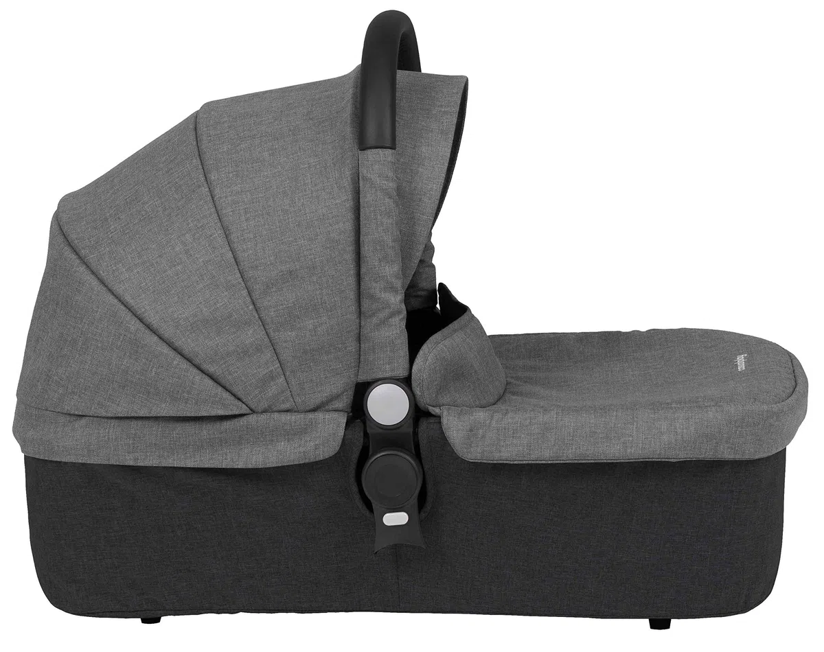 Cochecito de paseo Casualplay Optim, con capazo y grupo 0+ i-size, color gris