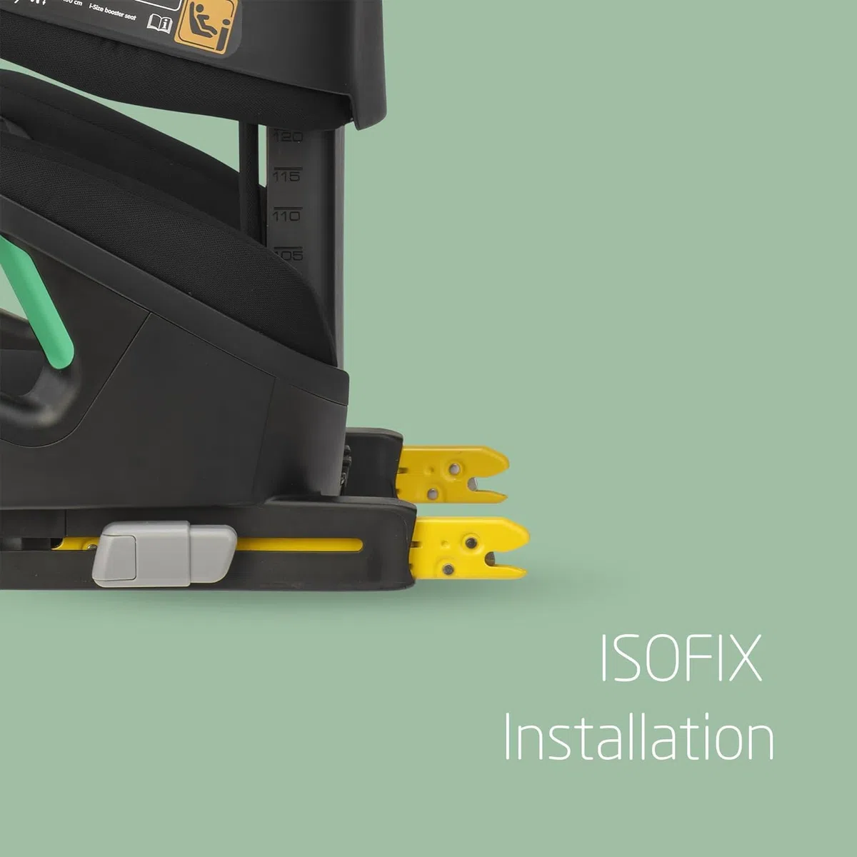 Maxi-Cosi RodiFix M i-Size, Silla de Coche Respaldo Alto, 3,5 -12 años, 100 - 150 cm, Silla Coche ISOFIX, Protección Impactos Laterales G-CELL, Altura Ajustable, Abrochado Rápido y Fácil, Basic Black
