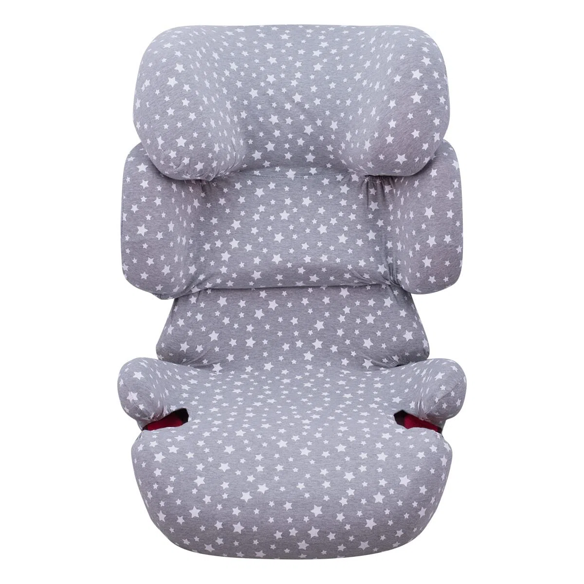 JYOKO Kids Funda de Algodón para Silla de Coche de Niños Compatible con Cybex Solution Fix, 2 Fix (White Star)