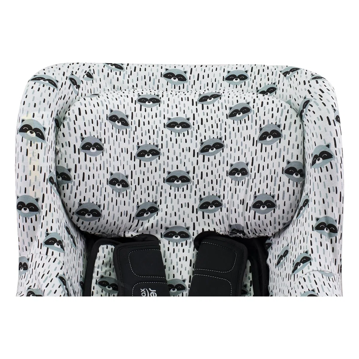 JYOKO Kids Funda Compatible con Romer Dualfix, Swingfix (DUALFIX-ISIZE -SWINGFIX ISIZE, Raccoon)