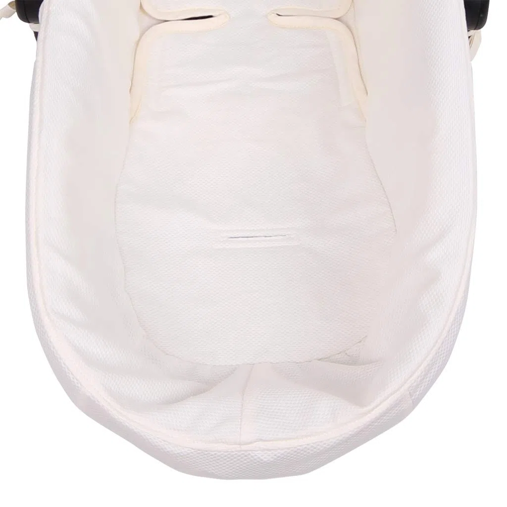 Funda Capazo Jane Matrix Light 2 PIQUE CRUDO - Acolchado Transpirable- (100% Algodón)