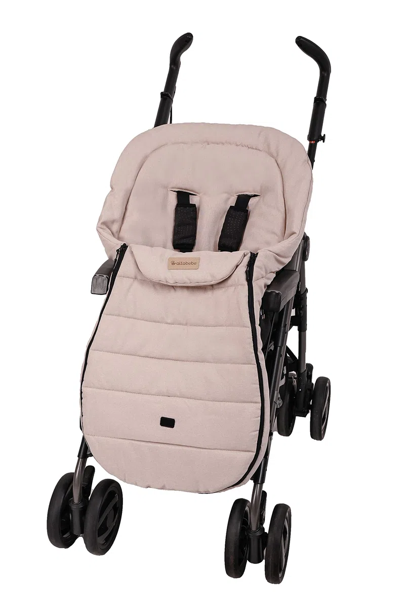 Altabebe Lifeline AL2450L-22 - Saco de abrigo con velcro para carrito, 12-36 meses, color beige