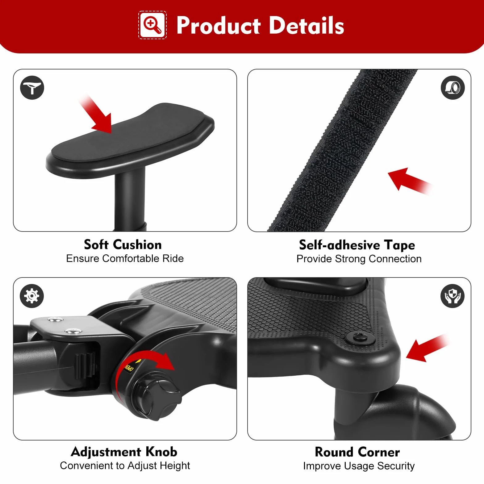 Plataforma con asiento para carro, tabla con asiento universal, con correa para colgar, tabla de pie, pedal auxiliar de polipropileno, accesorios de 25 kg, para cochecito de bebé, extraíble