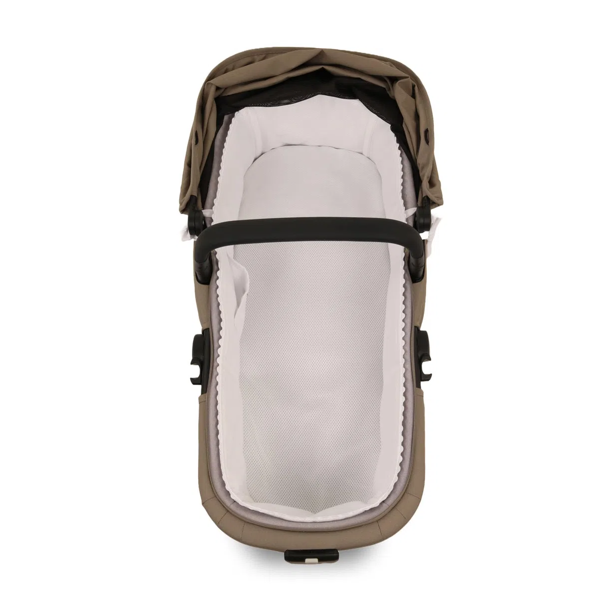 Funda Cubre Capazo sin Vuelta para Joolz AER 2 | Permite Llevar el cubrepies del capazo | Cuco Bebé recién Nacido | 100% Algodón | Pique Blanco