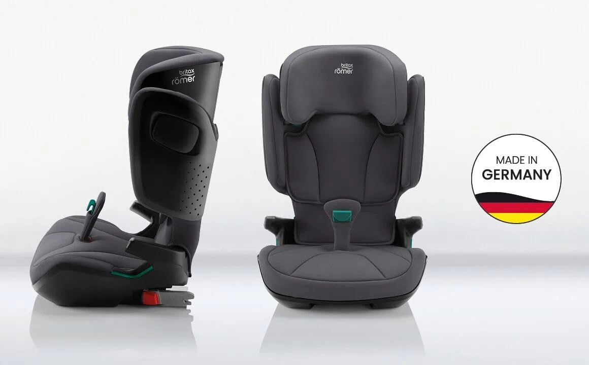 Britax Römer Silla de coche KIDFIX 2 Z-LINE, para niños de 100-150 cm (i-Size) con y sin ISOFIX, 3,5-12 años, Space Black