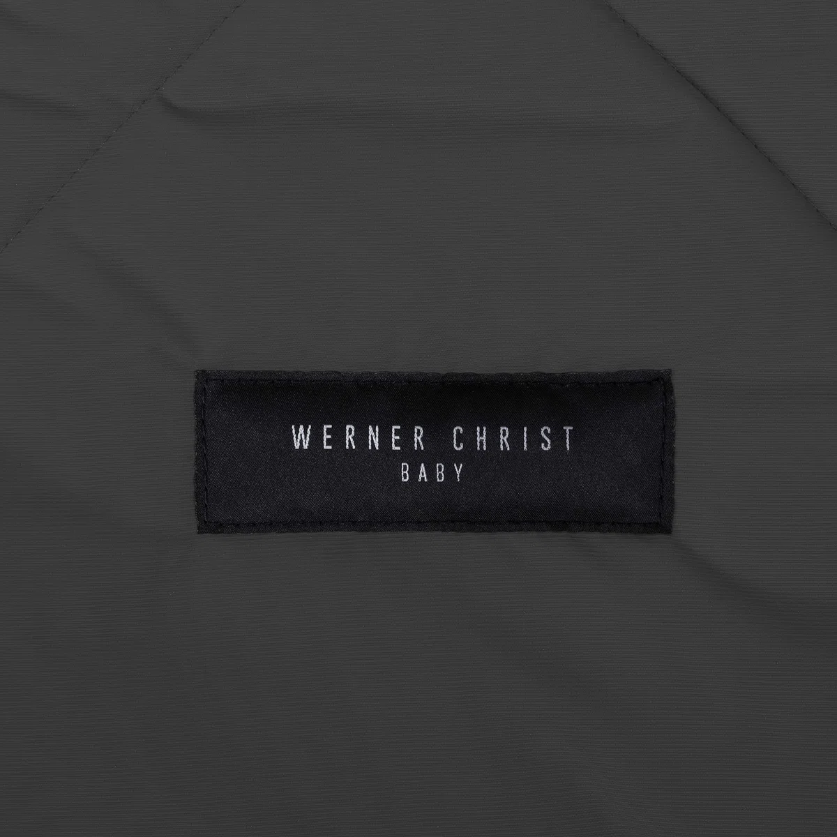 CHRIST Saco cubrepiernas Oslo de Piel de Cordero para capazo o Carrito de bebé de Werner Baby –Universal (78x33 cm) para Invierno de curtido Medicinal, en Gris Stone