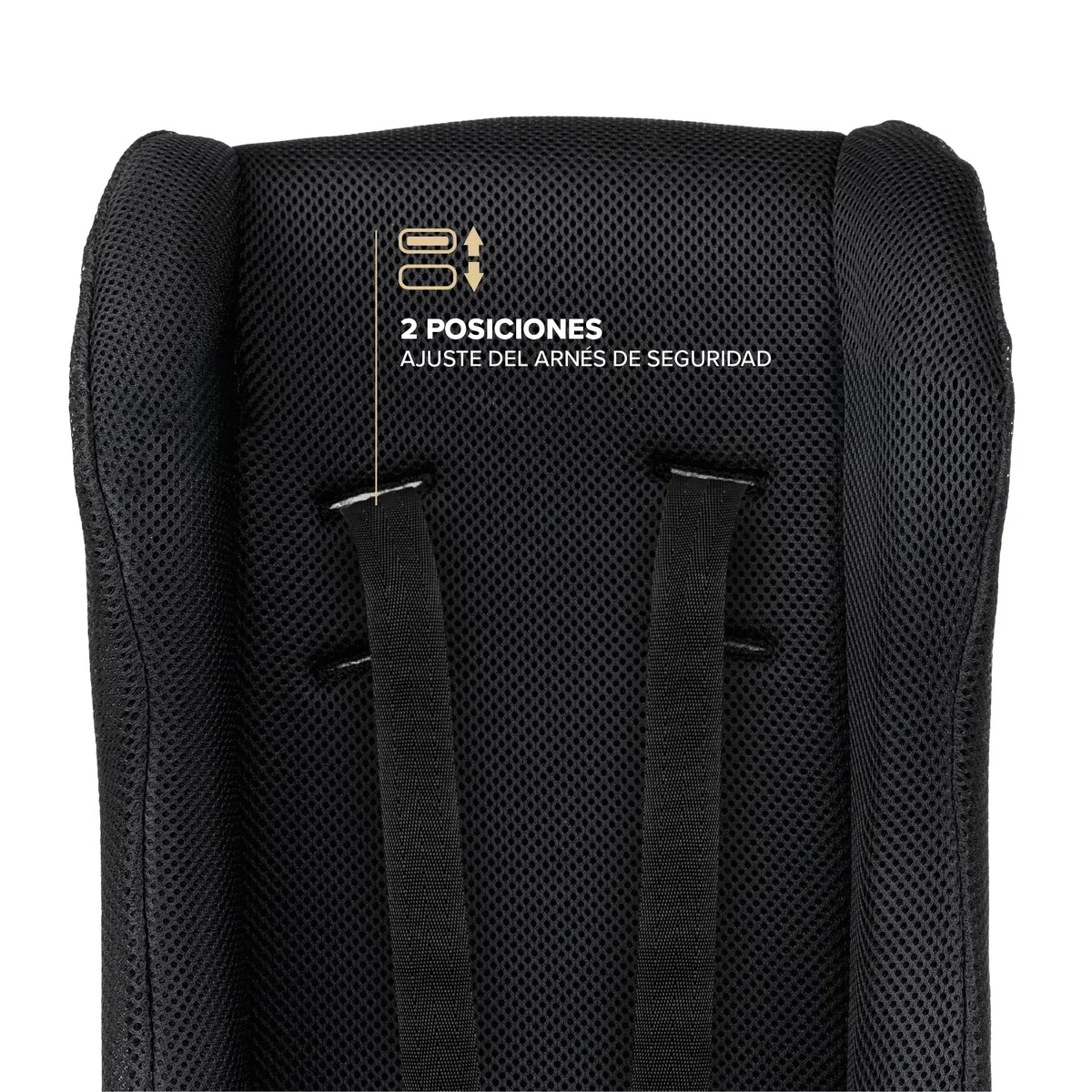 POLISPORT 8015000020 - Mini Pelican Todo Clima Reductor Asiento Bebé con Arnés 3 Puntos para Remolque, Cochecito y Bicicleta Cargo – Transpirable, Seguro y Compatible de 7 a 18 Meses, Negro