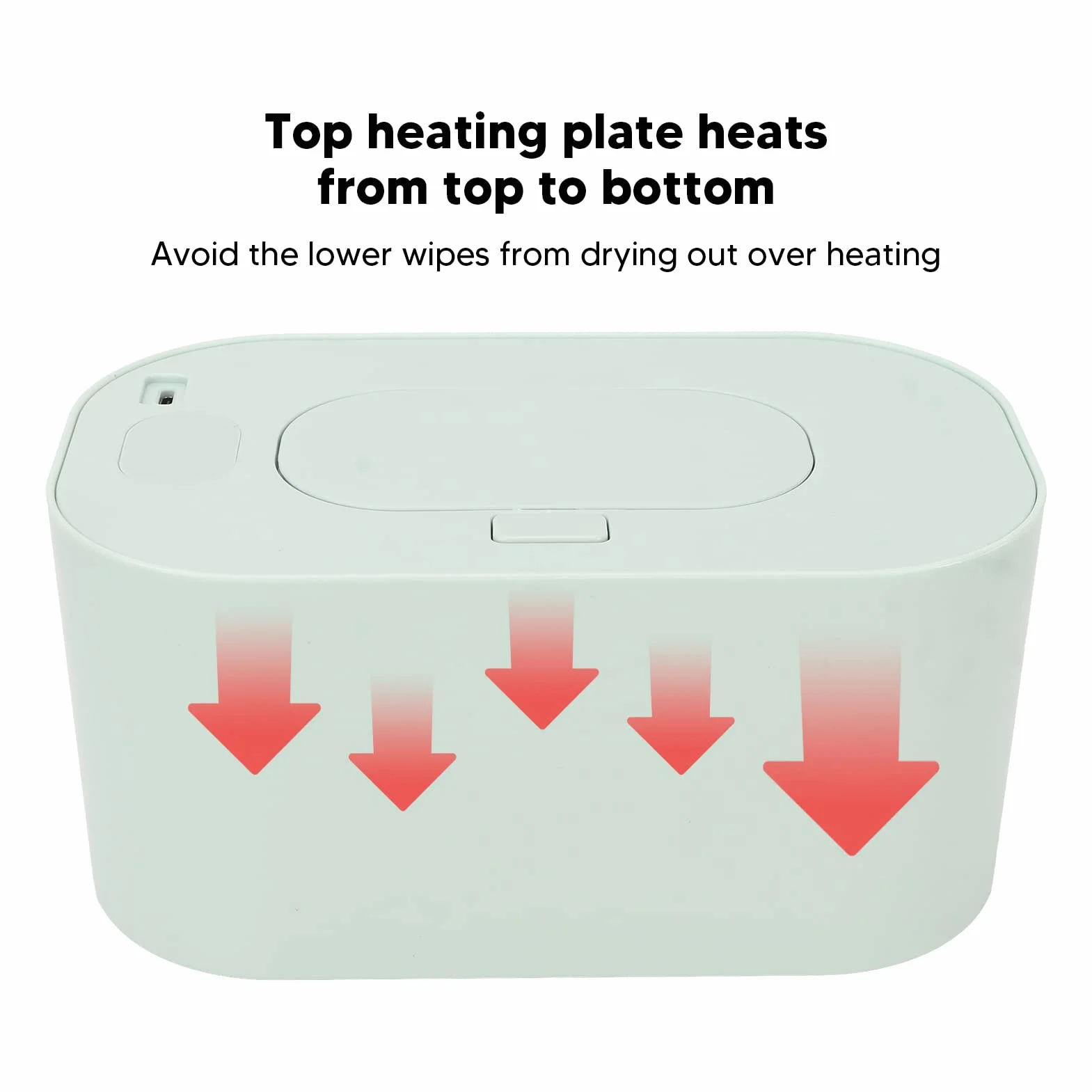 Calentador de Toallitas para Bebés,Temperatura del Termostato USB Toallita Portátil para Pañales Calentador de Toallitas Caja de Calefacción para Uso en el Hogar Y la Oficina Al Aire Libre