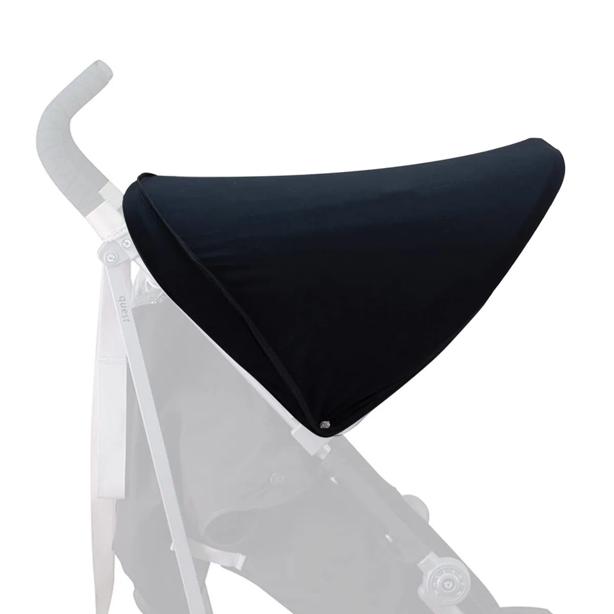 JYOKO KIDS Cubre capota de algodón Compatible con Maclaren Quest, Techno y Xt (BLACK SERIES)