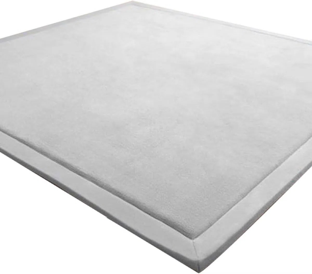 Engrosamiento Coral Terciopelo Alfombra Manta de rastreo para niños Alfombras Suaves de Tatami Antideslizante para niños Enlarge Play Mat (Gris, 100 * 200CM)