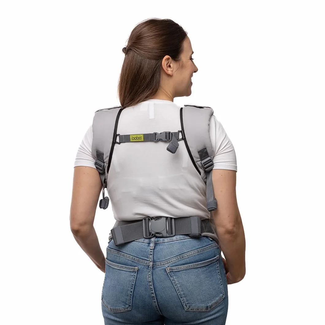 Boba X Mochila Portabebés Ergonómica Ajustable para Recién Nacidos 3-20 kg Gris
