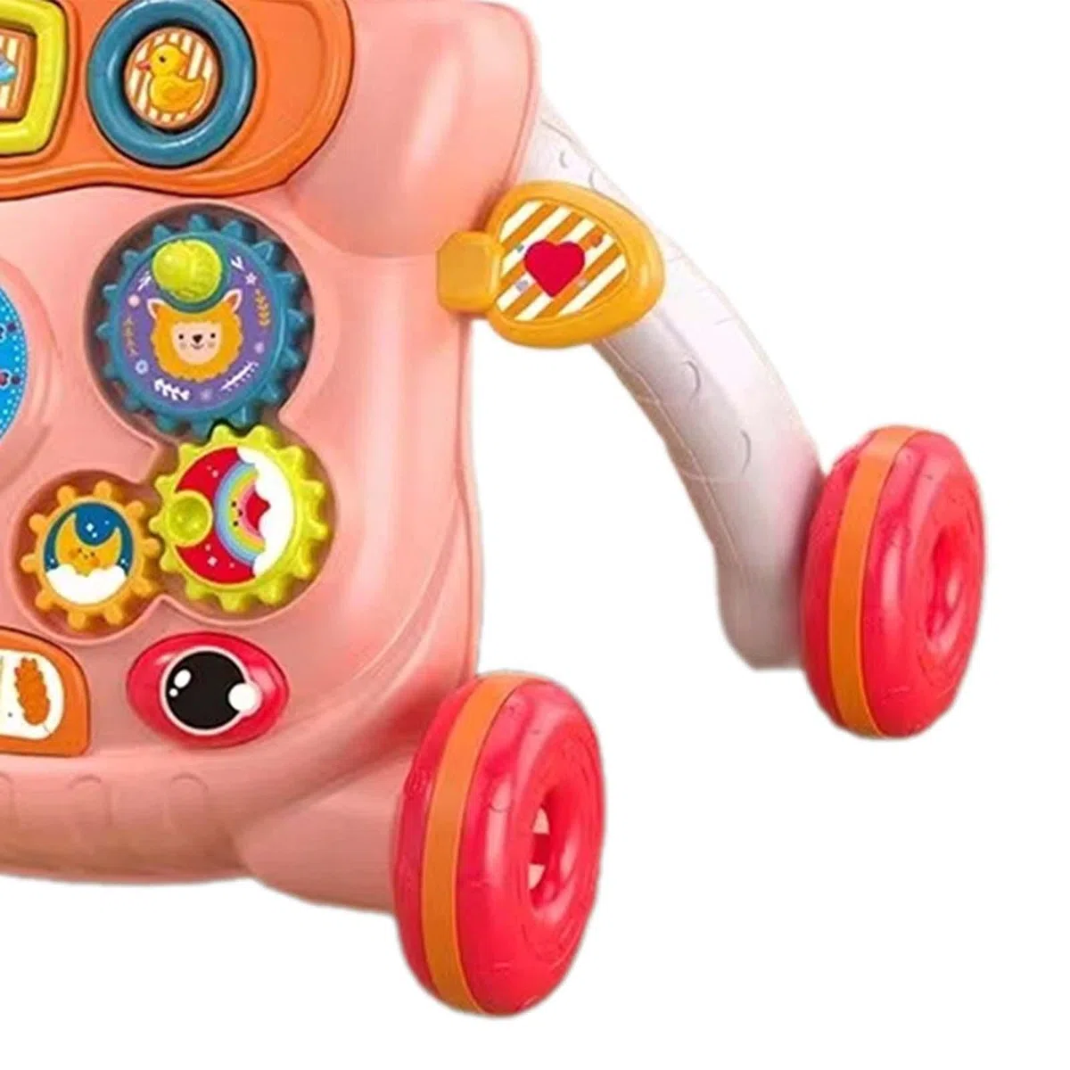 MagiDeal Centro de Juegos para Bebé, Juguete Interactivo para Desarrollo Motor, Rojo