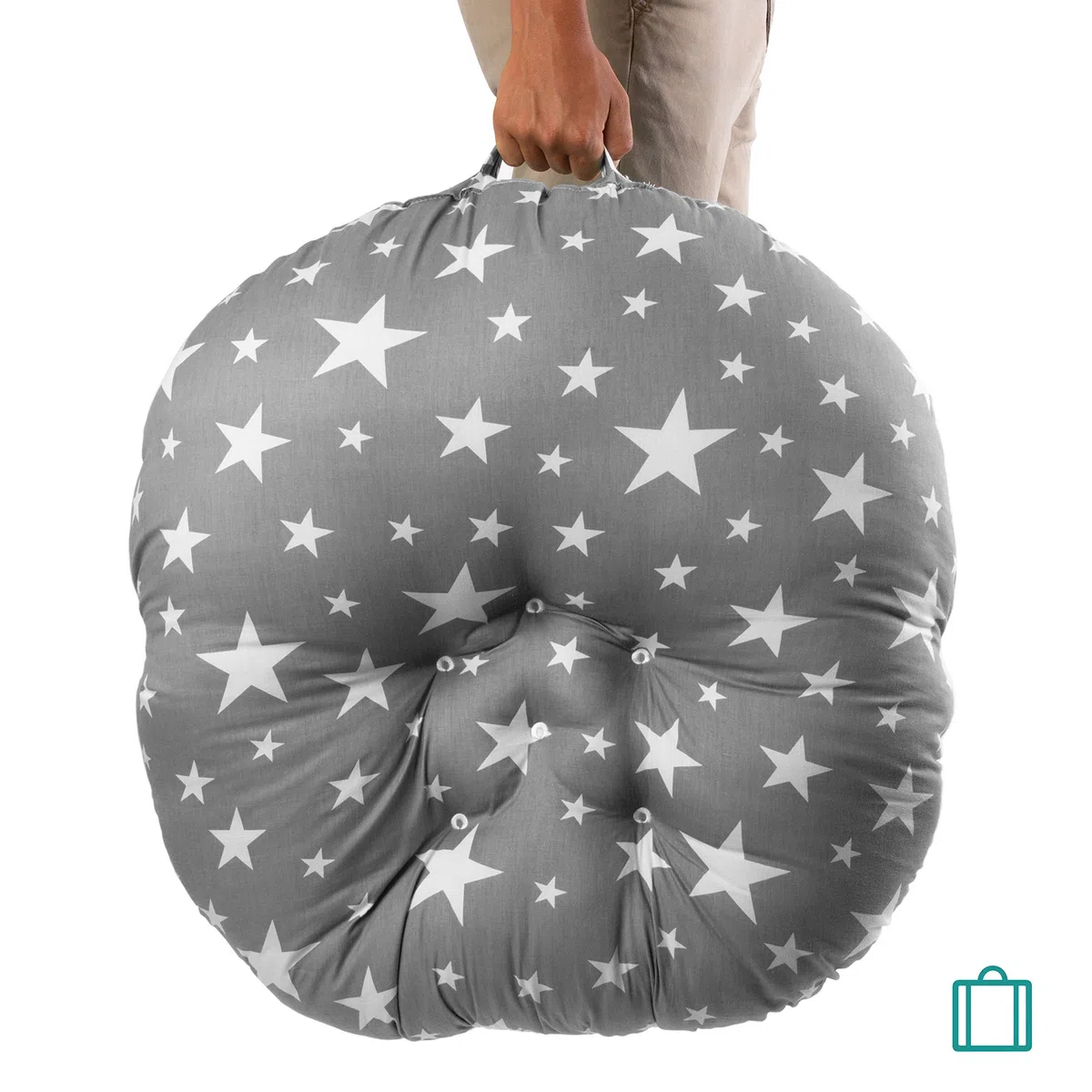 BANBALOO-Tumbona para Recién Nacido- Hamaca Bebé portátil- Nido Bebé Neonato-Cojín Cuna de día -Cuco para Bebés- Ideal Embarazo y Lactancia- Regalo Original Nacimiento-Baby Shower niño y niña.