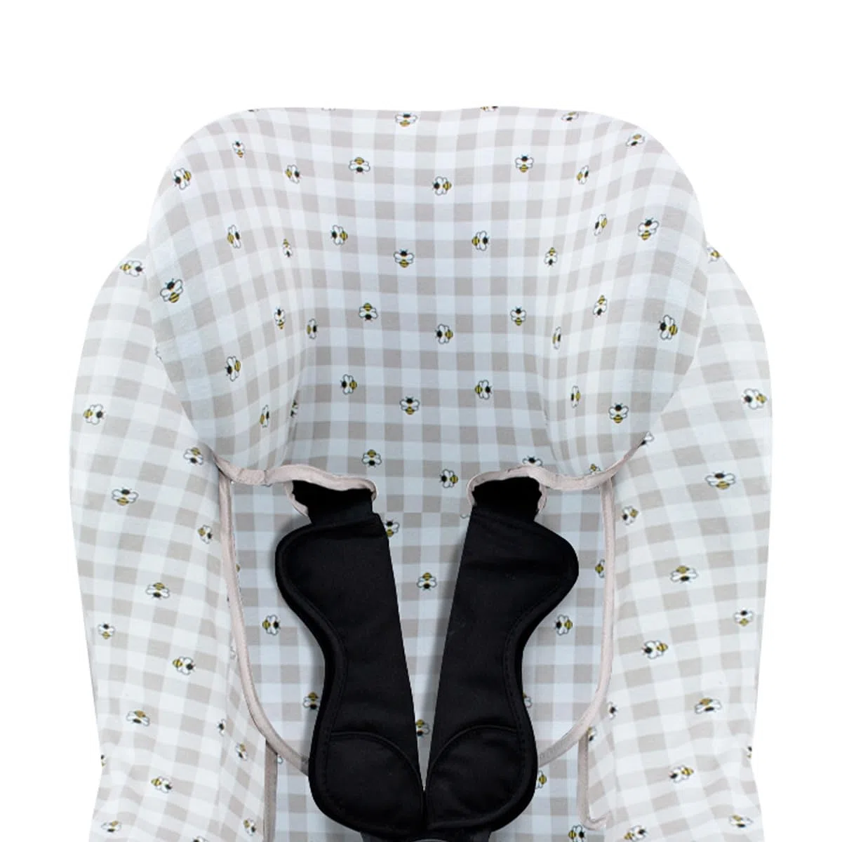 JYOKO Kids Funda de algodón para Silla de Coche Compatible con Besafe Izi Turn B I-Size (Picnic Vichy)