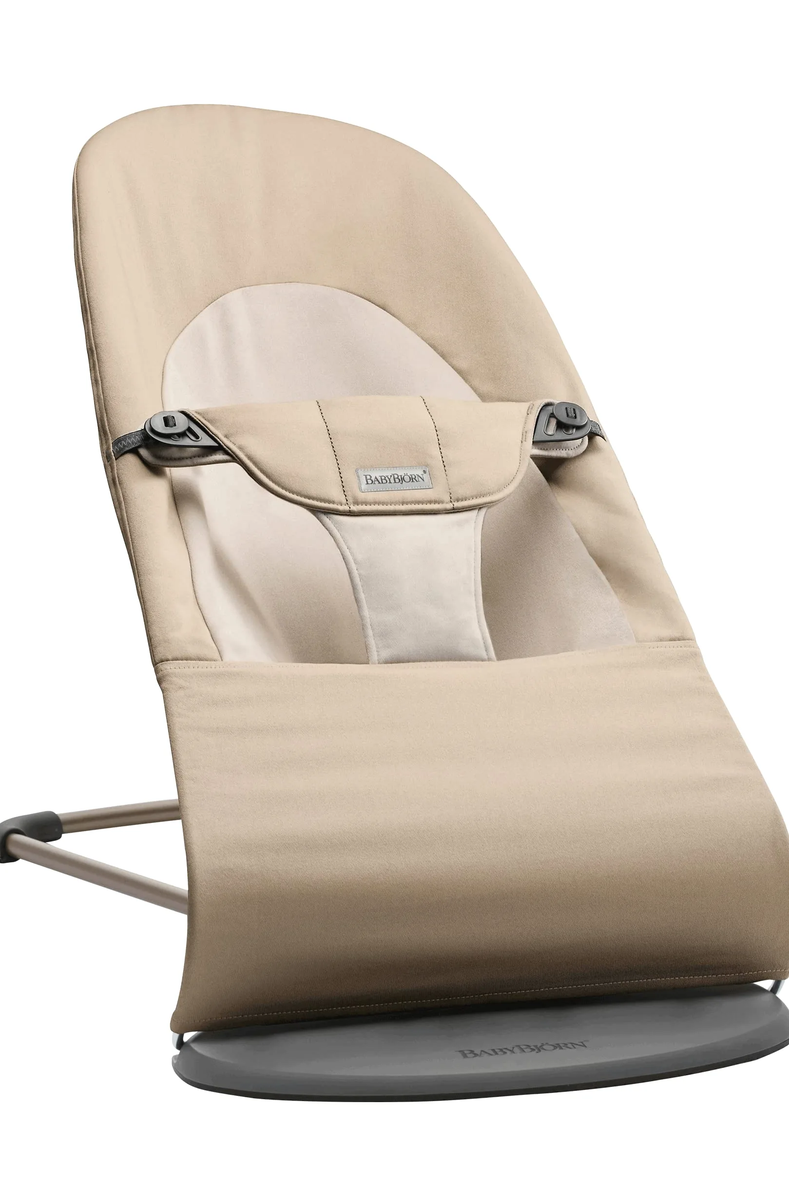 BabyBjörn Hamaca Balance Soft, Tejido, Caqui/Beige