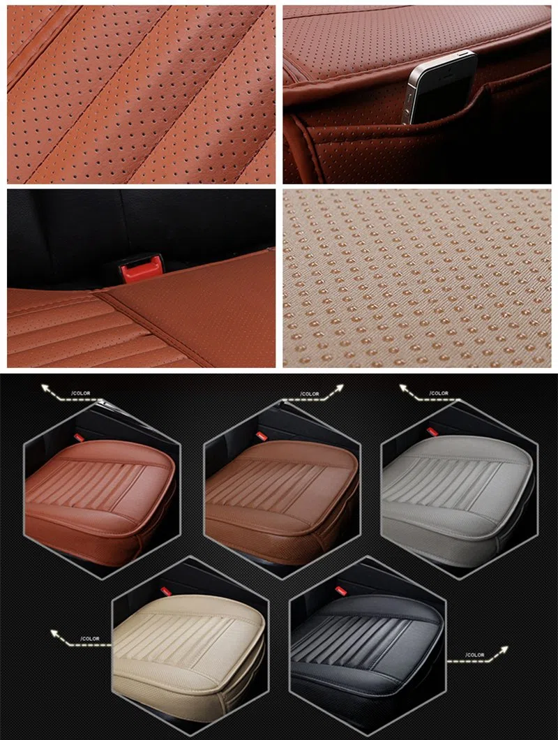Cubierta de Asiento de Carro - Amortiguador de Asiento Interior del Coche Cubrir Almohadilla Estera para Suministros de Automóviles - Solo Asiento Sin Respaldo - 2 Pieza