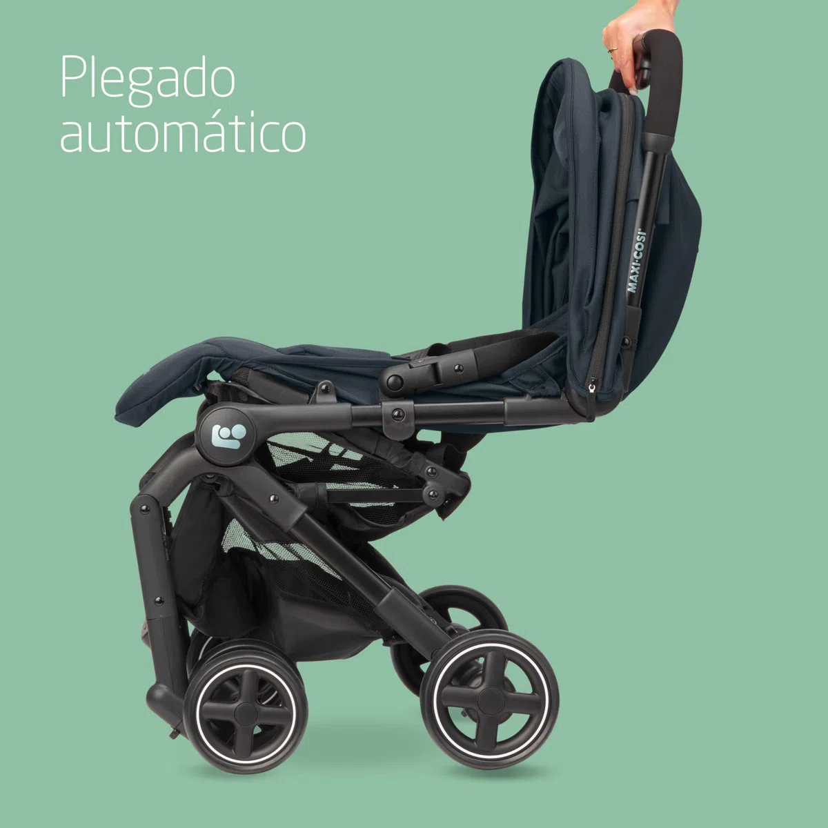 Maxi-Cosi Lara2, Silla de Paseo Ligera, 0-4 Años, 0-22 kg, Compacta, 3 Reclinaciones, Reclinación Total, Plegado Automático, Bandolera, Essential Graphite