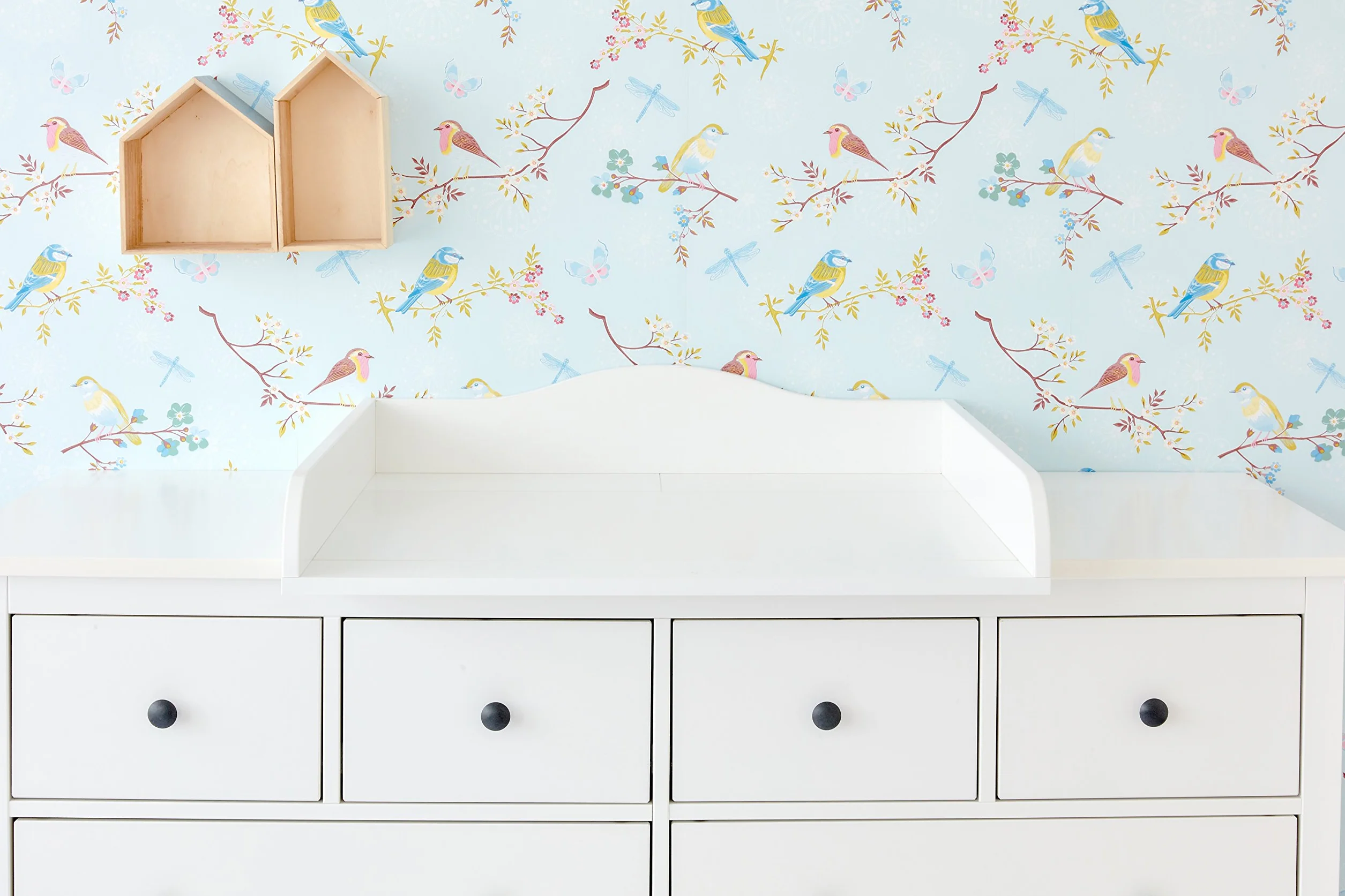 KraftKids - Accesorio para cambiador color blanco, compatible con la cómoda Hemnes, de 160 cm de ancho