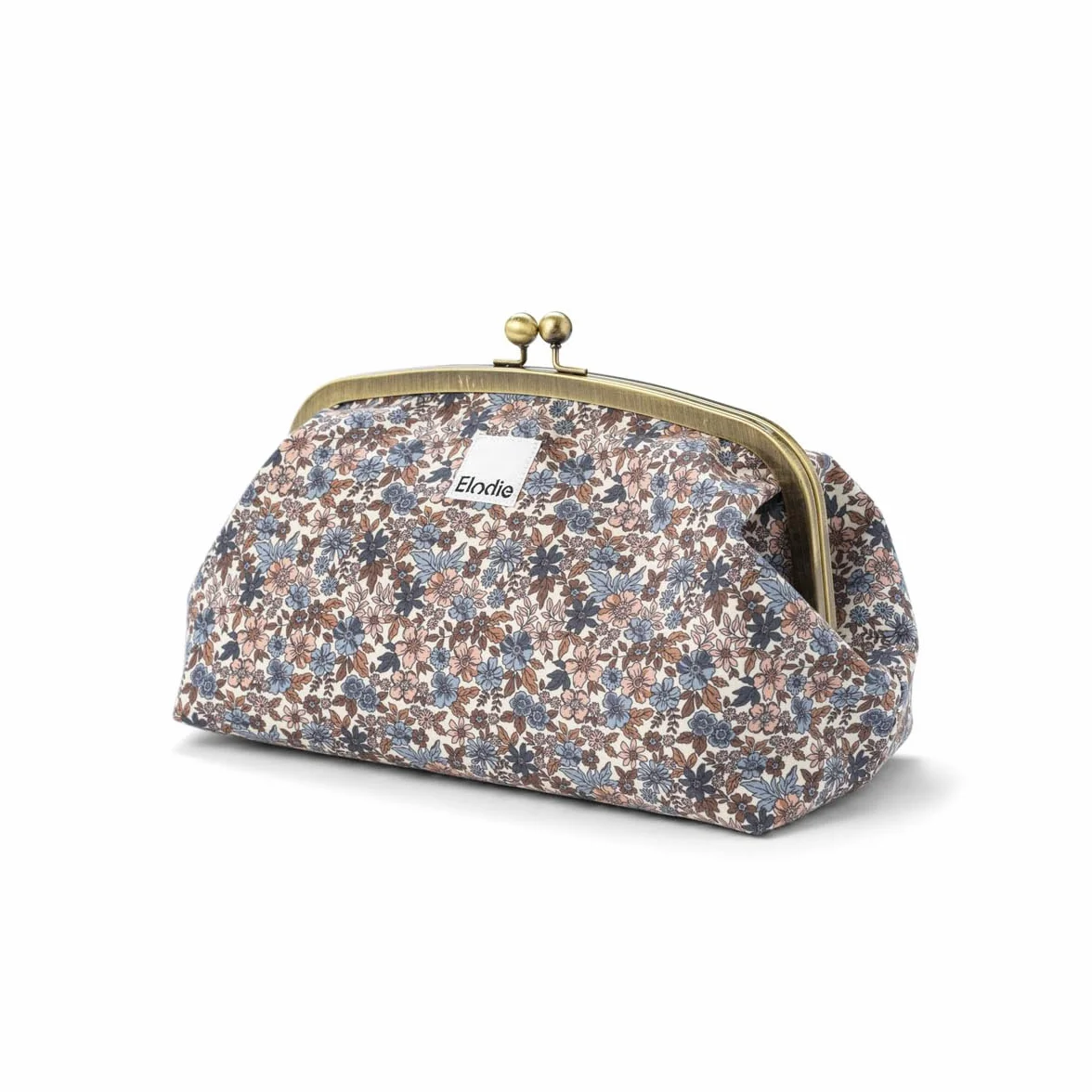 Elodie Details Bolsa de Aseo Zip&Go de Lona - Forma rígida - Cambio de bebé y Accesorios - Jardin Bleu