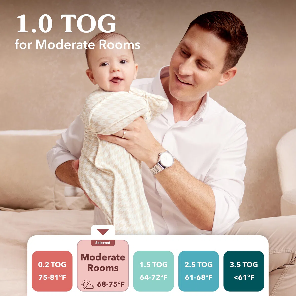 Love to dream - Swaddle UP 50/50 stage 2 grijs large