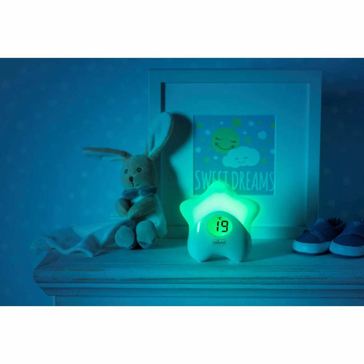 Chicco Luz Nocturna Estrella Con Termómetro Unisex
