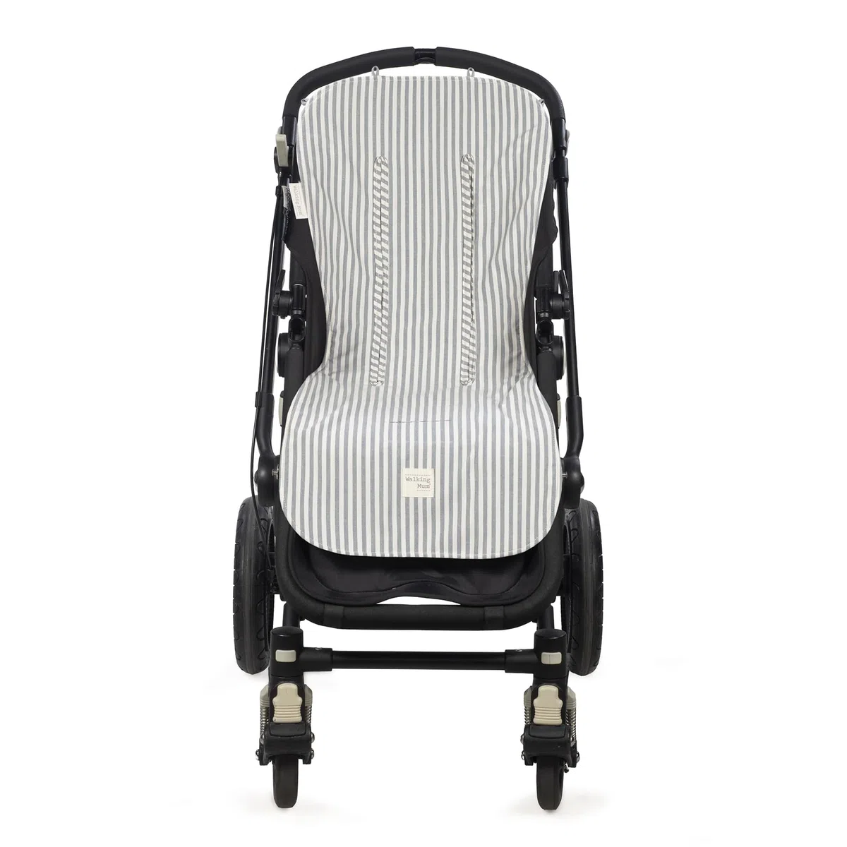 Funda colchoneta Praliné de Walking Mum (Rayas Matcha)
