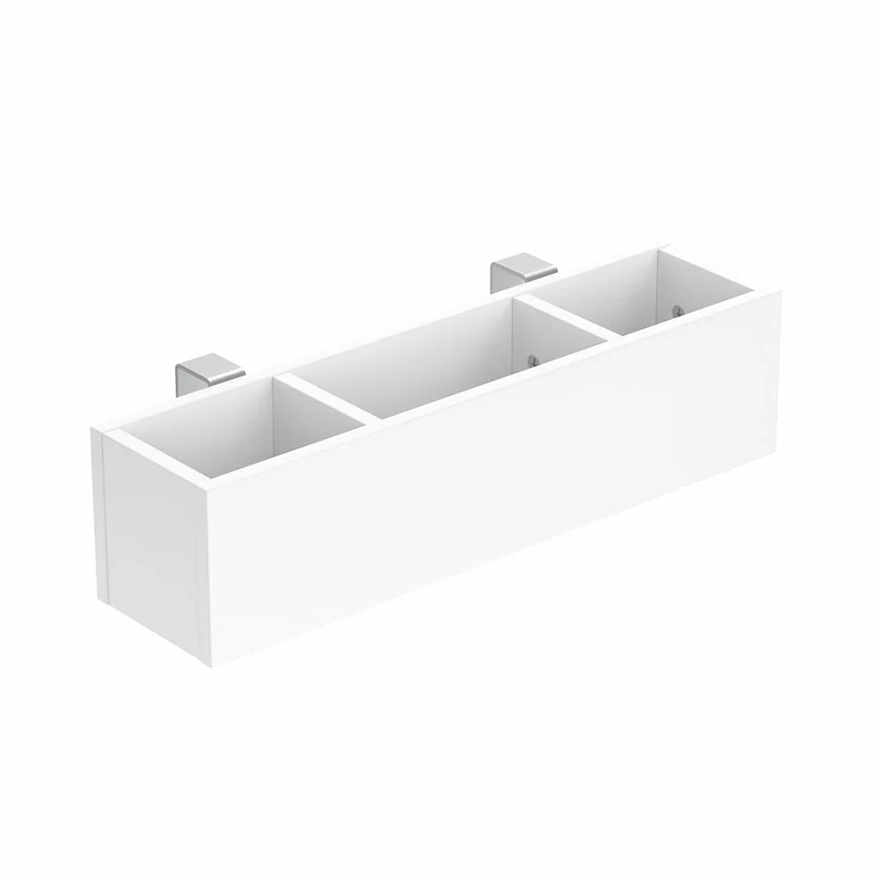 VitaliSpa Estante para Cama Infantil, Blanco, 60 x 15 cm, para Guardar Libros, Juguetes y Objetos cotidianos