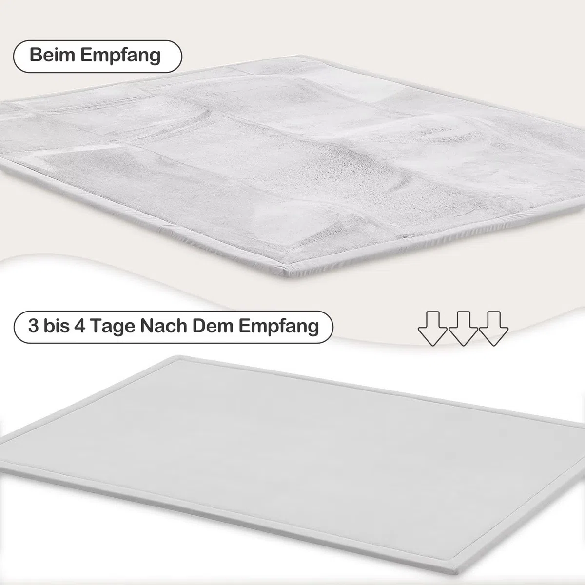 Engrosamiento Coral Terciopelo Alfombra Manta de rastreo para niños Alfombras Suaves de Tatami Antideslizante para niños Enlarge Play Mat (Gris, 100 * 200CM)
