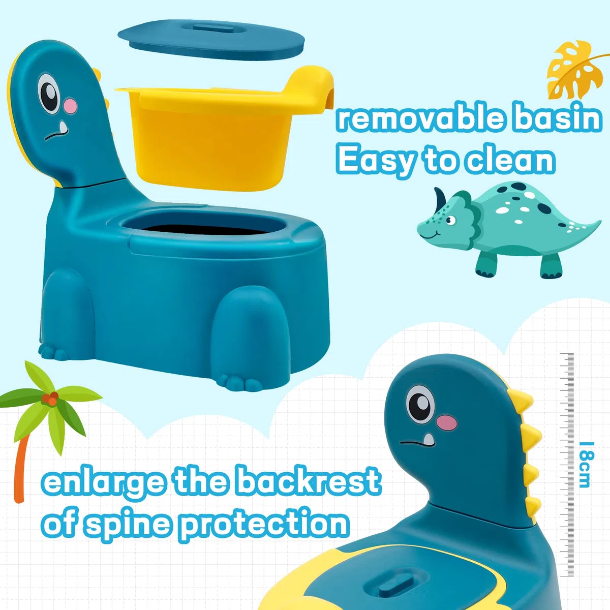 Orinal Infantil Orinales Bebe WC Aprendizaje Para Niños Water Portatil 1-6 Años Niño Bater Infantiles Niña Vater Inodoro con Tapa Ninos Escupidera Asiento Nino Retrete Bebes Niñas Bacenilla Baño Silla