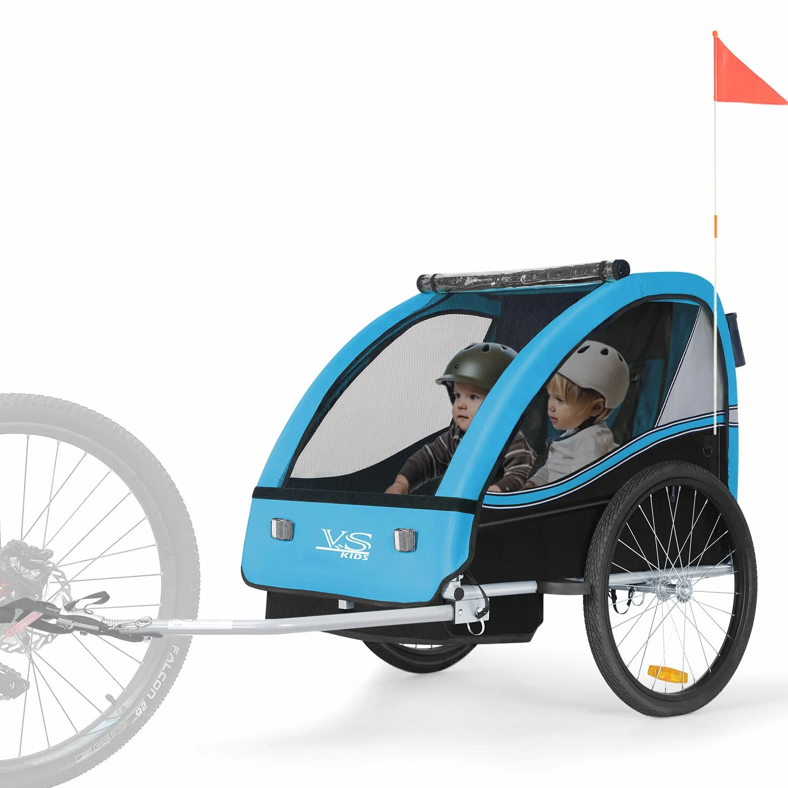 Tiggo VS 50202 Remolque infantil para bicicleta y cochecito 2 en 1