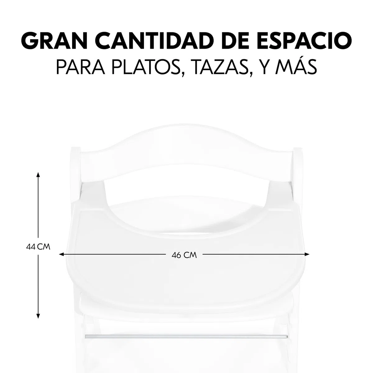 hauck Click Tray Bandeja para Trona Bebé Evolutiva Alpha Plus | Accesorio de Plástico Reciclado GRS para Tronas hauck - Instalación con un Clic sin Herramientas- Limpieza Fácil