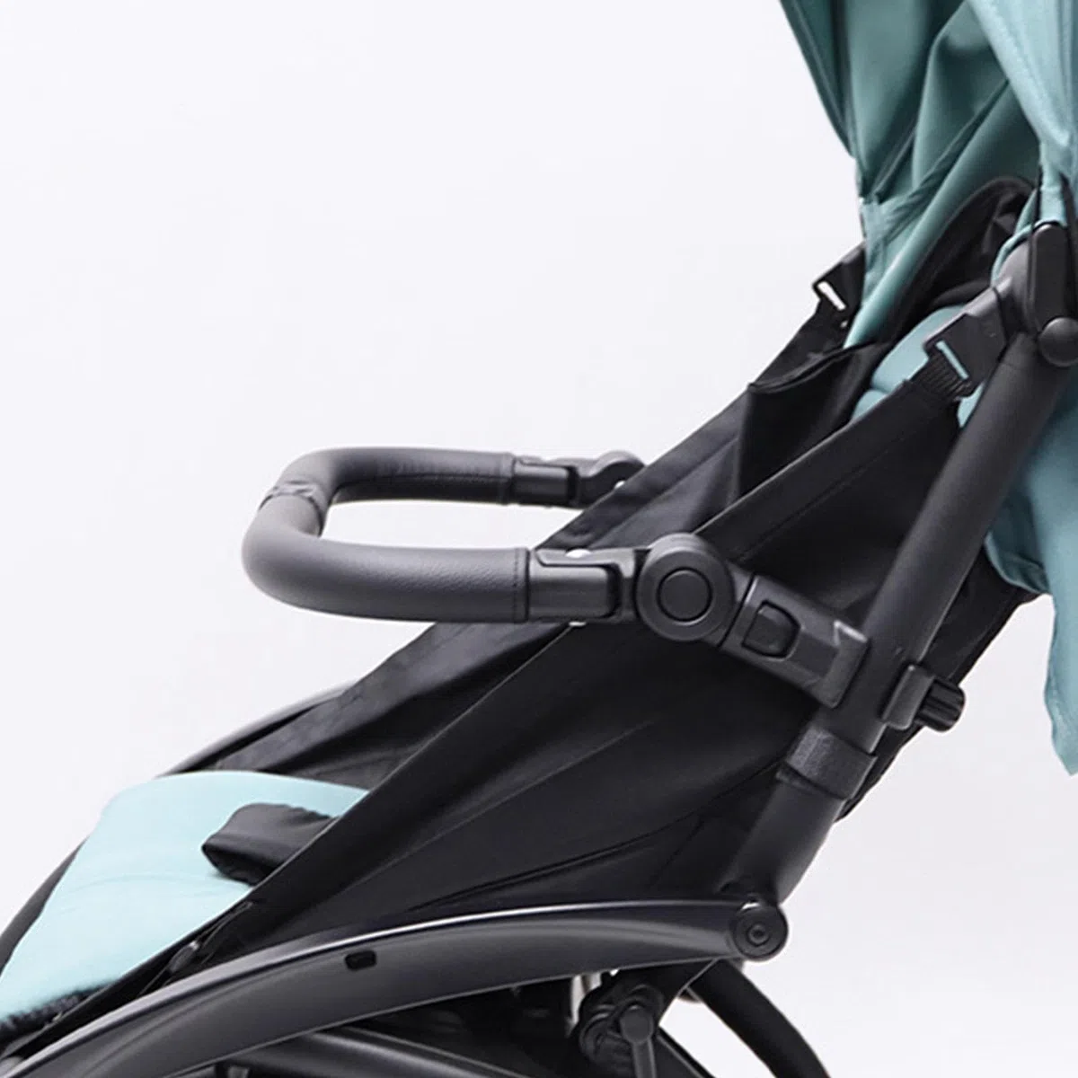 perfeclan Barra de mano delantera para carrito de bebé, barra de soporte universal para carrito con asa y reposabrazos para