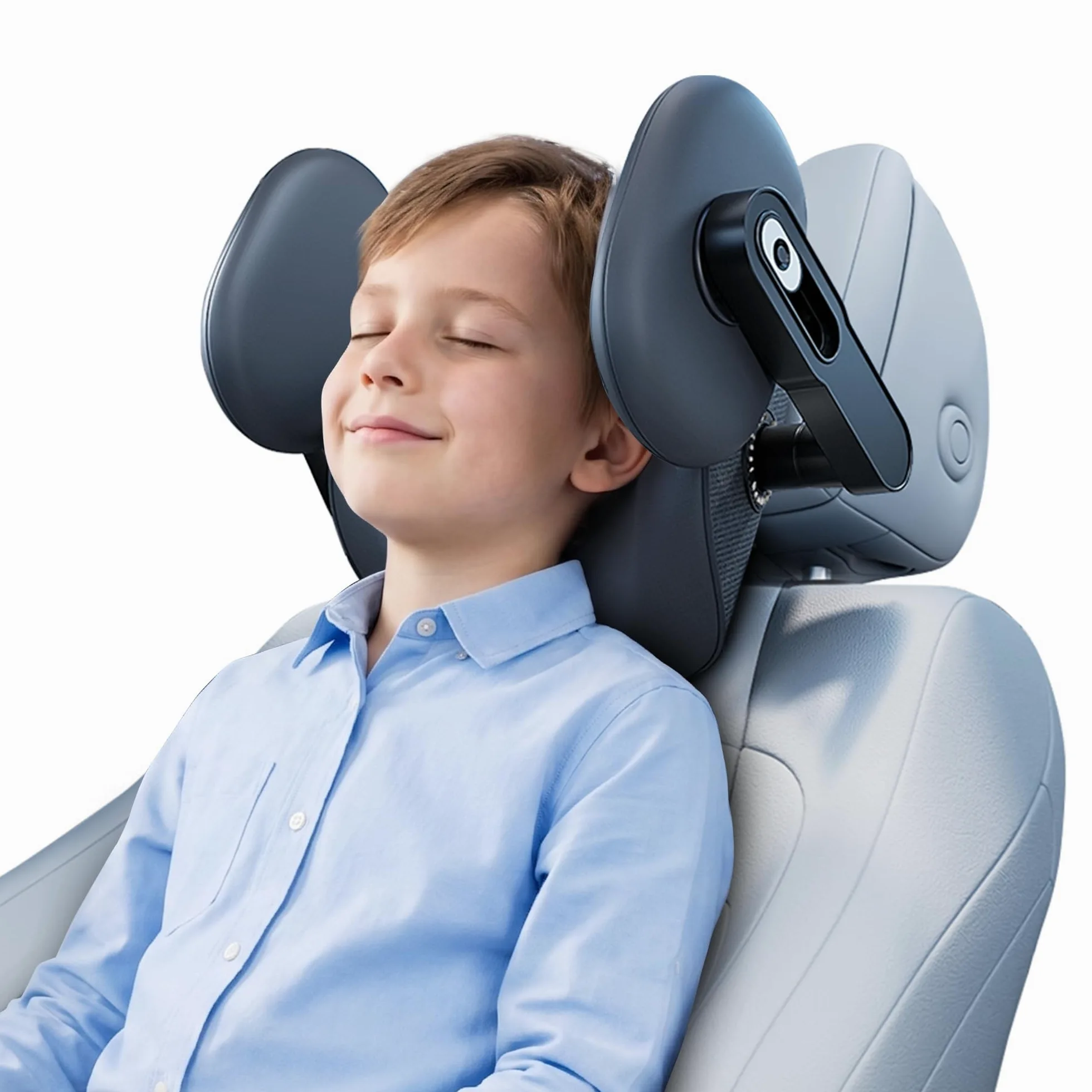 Reposacabezas coche niño & reposacabezas coche – 360° giratorio, ergonómico, espuma memory suave – Soporte cervical conducción & protección cabeza sueño – adultos/niños – 2026 Nuevo