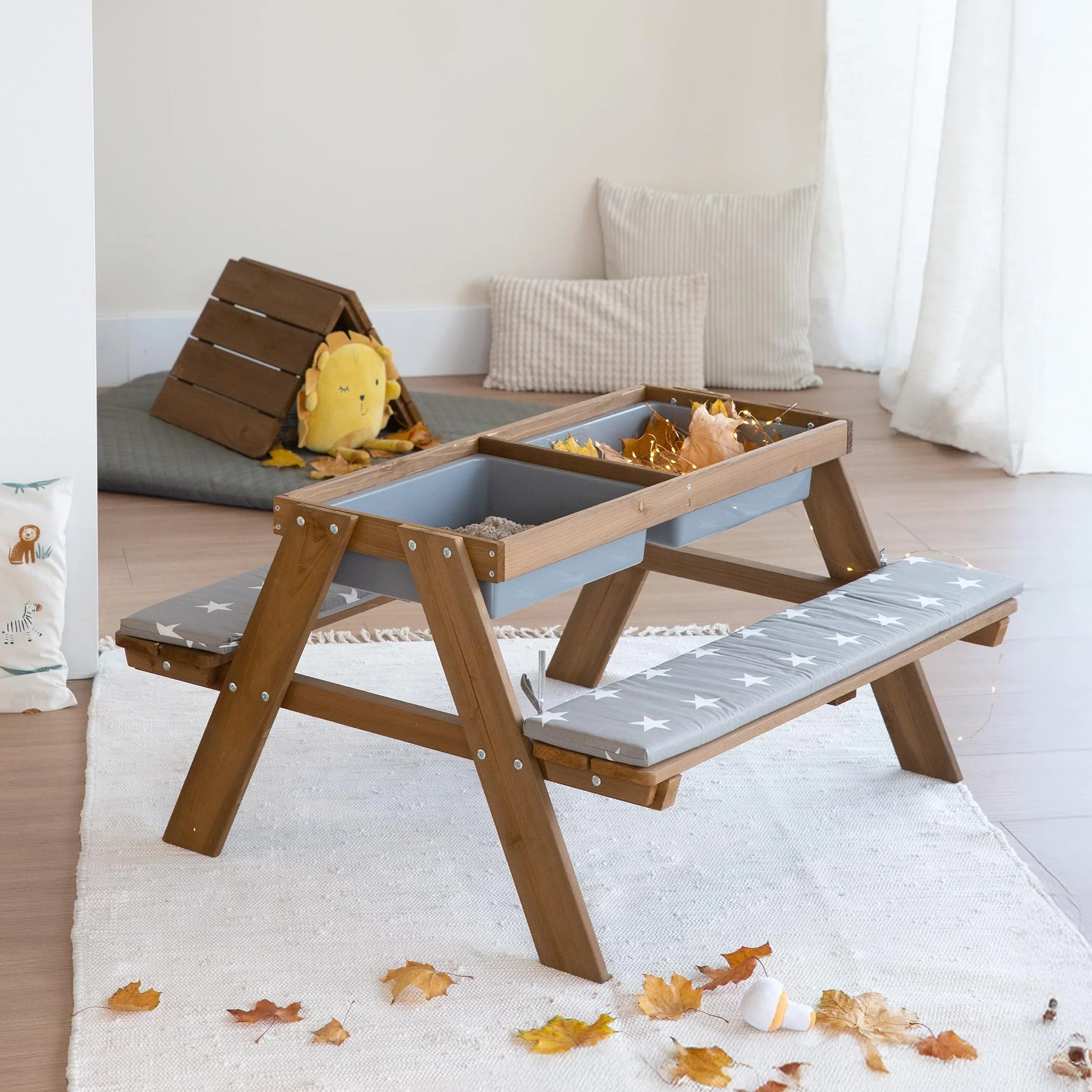 Roba 456002TE Outdoor Deluxe Puf infantil con capazo marrón