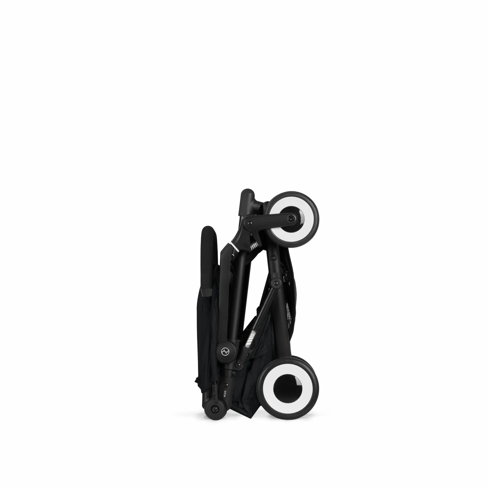 Cochecito CYBEX Gold AGIS, de 6 meses a 4 años aprox. (máx. 22 kg), apto como equipaje de mano, Magic Black (negro)
