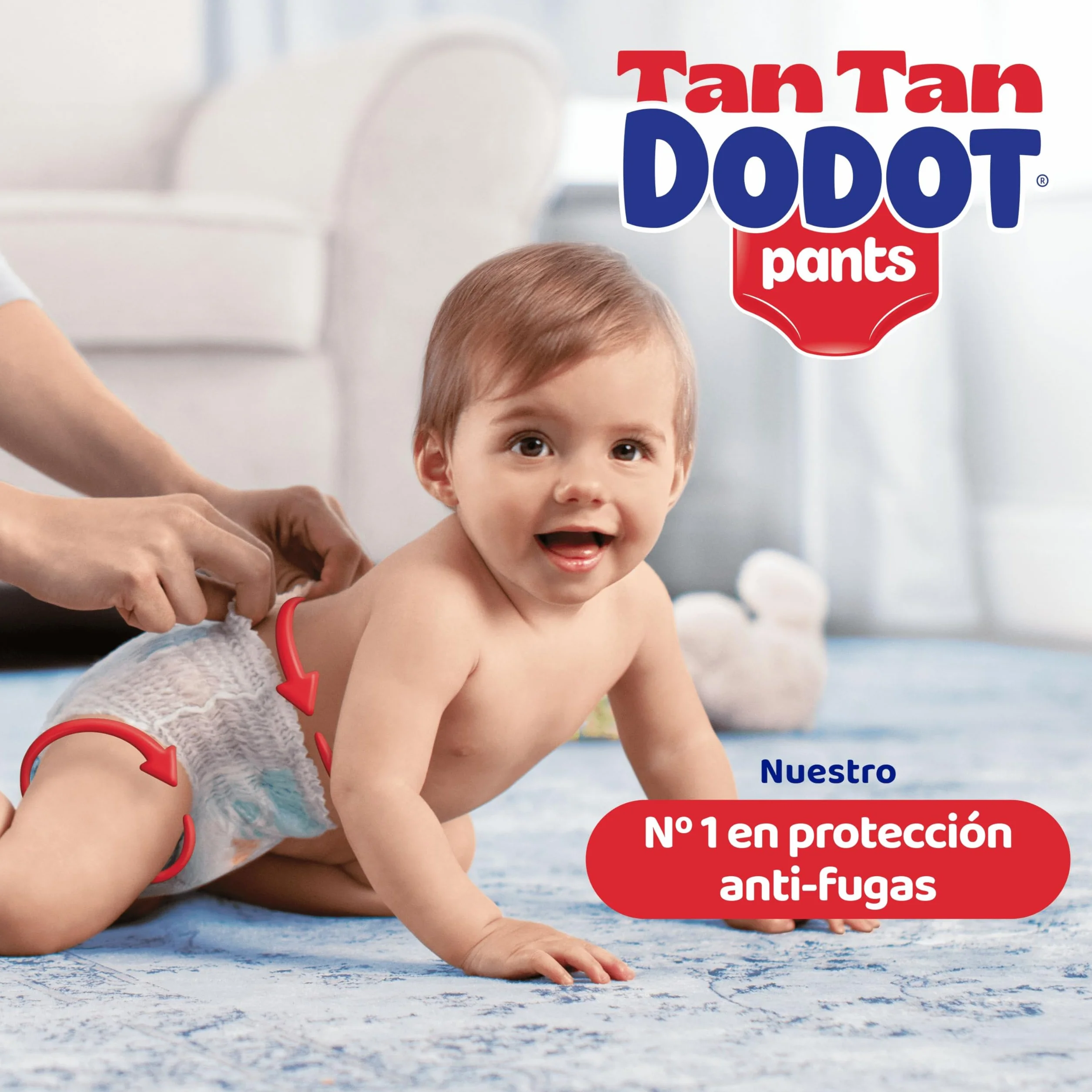 Dodot Pañal-Braguita Activity Pants Talla 5 (11-17 kg) 76 Pañales + 40 Toallitas Ajuste 360 anti-fugas