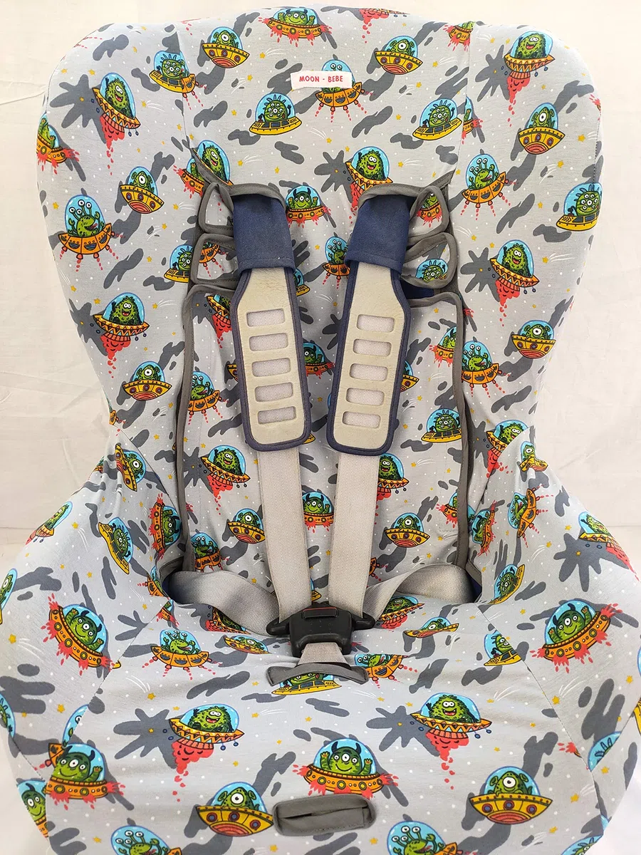 moon-bebe Funda Universal para Silla de Coche Grupo 1-2-3 (Gris)