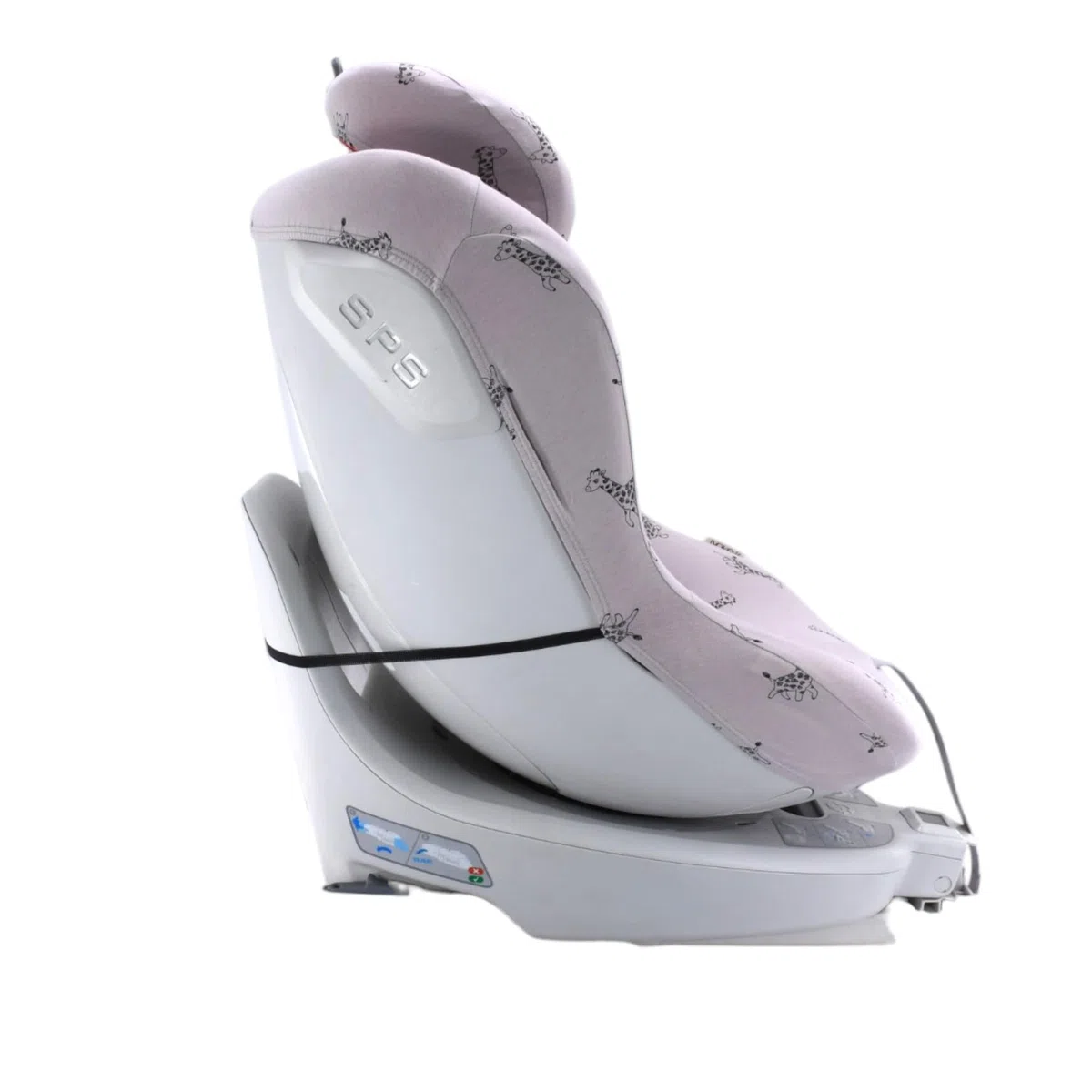 JYOKO Kids Funda para Silla De Coche Compatible con Avionaut Sky Y Be Cool Nado O3 | Algodón Orgánico Transpirable | Confort Suave para Viajar (Estampado Giraffe)