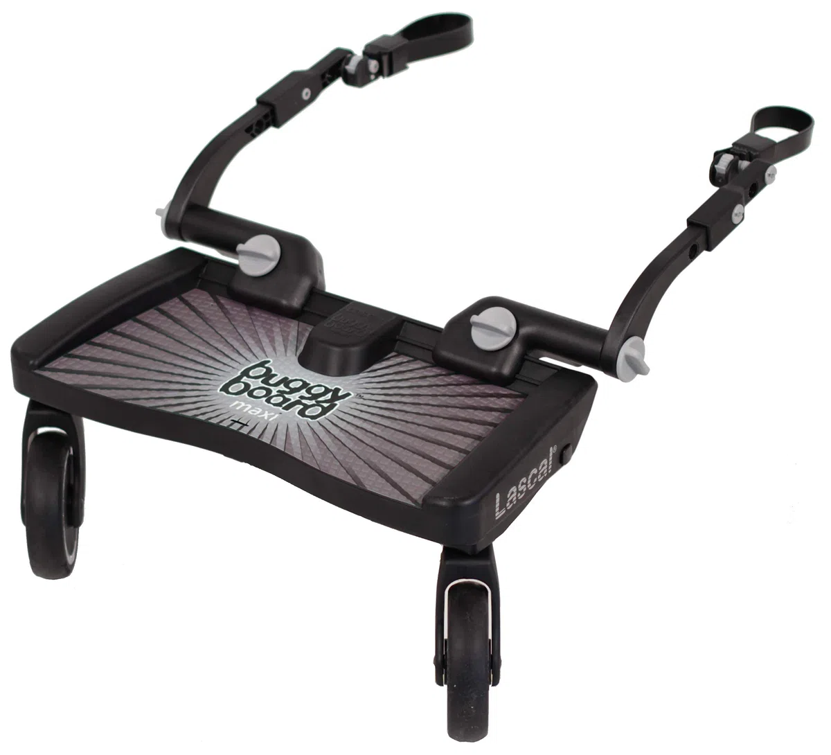 Lascal BB12077 Buggyboard - Plataforma Maxi gris, universal para cochecito y carrito