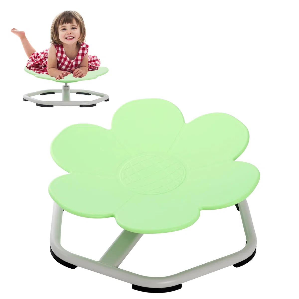 Silla giratoria para niños, Silla de Sentarse y Girar con Diseño de Elefante, Equipo Sensorial para Autismo TDHA, Equipo de Juego para niños y niñas, Juguetes sensoriales de Equilibrio